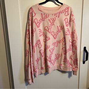 BARBIE PINK PLUS SIZE 3X SWEATSHIRT